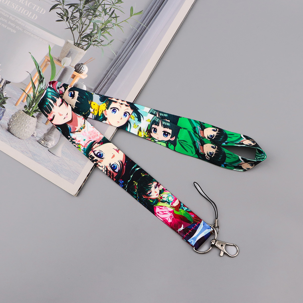 Cute Anime Girl Lanyard Neck S - Lanyard Badge Holder avaliação e preço