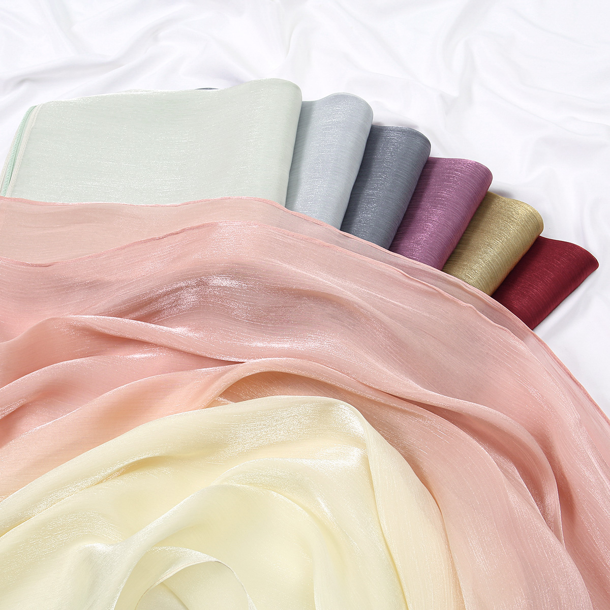 Gradient Twinkle Silk Hijab Sc - Head Wrap Turban avaliação e preço
