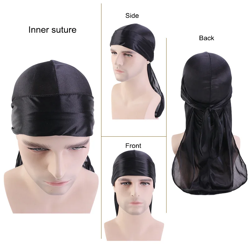 Long Tail Unisex Adult Satin D - Bandana Doo Rag avaliação e preço
