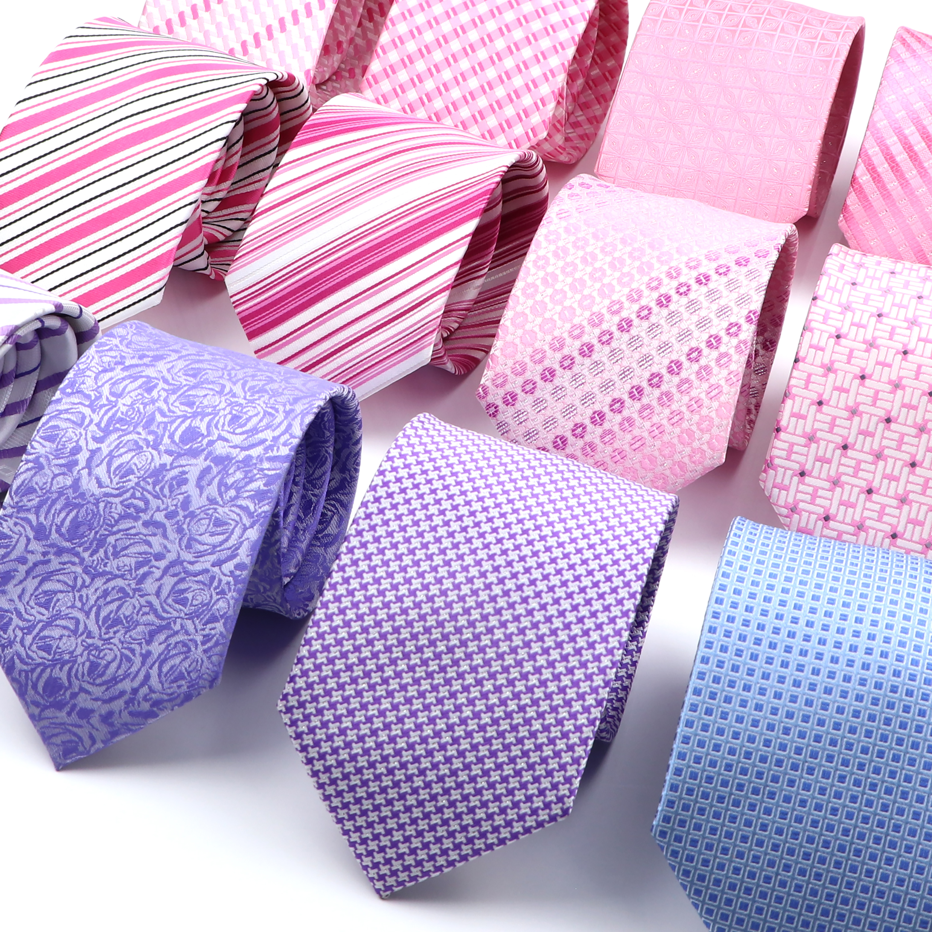 New Bright Pink Men Ties Class - Skinny Tie Men avaliação e preço