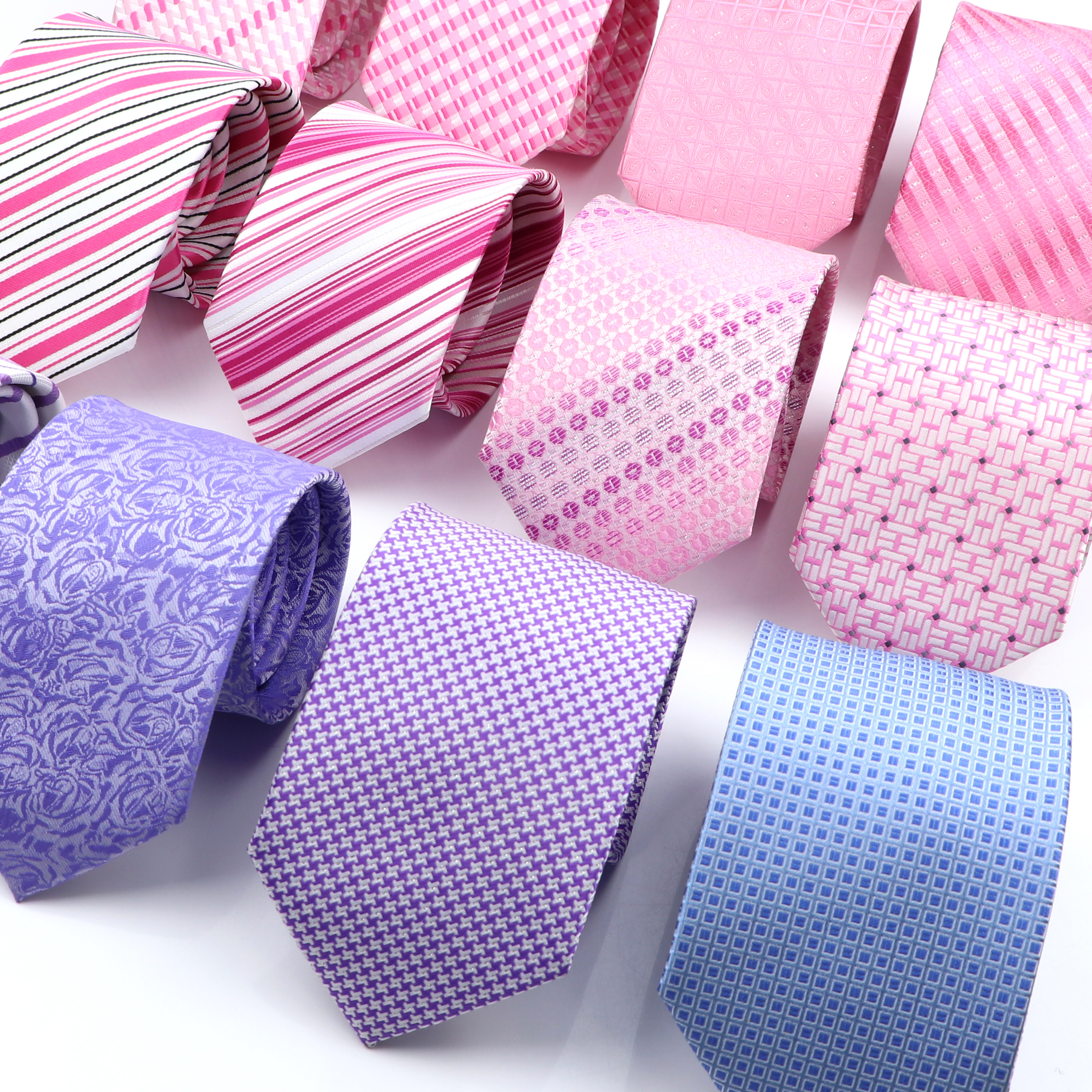 New Bright Pink Men Ties Class - Skinny Tie Men avaliação e preço