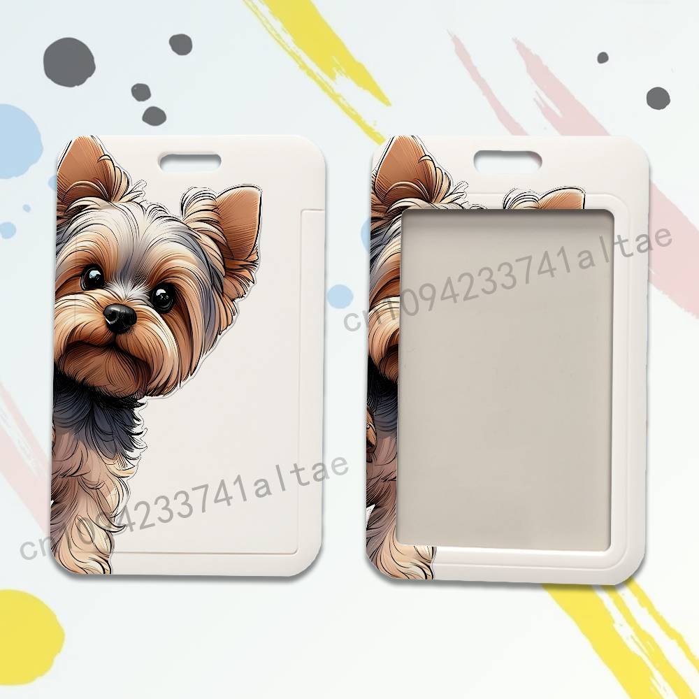 Yorkshire Terrier Dog Card Hol - Lanyard Badge Holder avaliação e preço