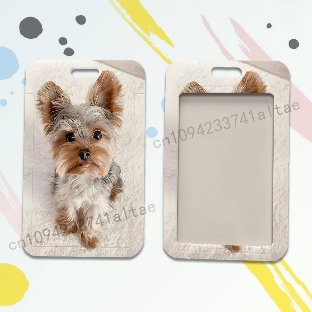 Yorkshire Terrier Dog Card Hol - Lanyard Badge Holder avaliação e preço
