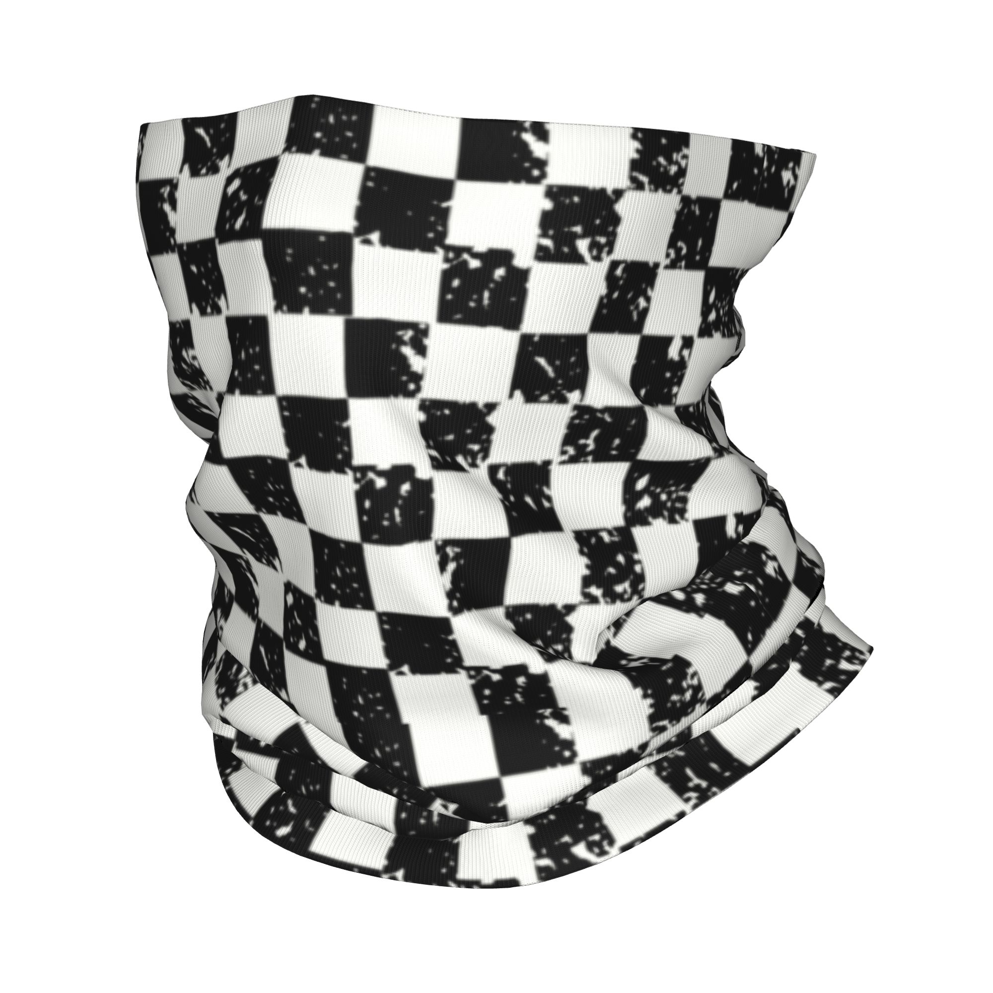 Custom Retro Checkered Flag Wi - Neck Warmer Tube avaliação e preço