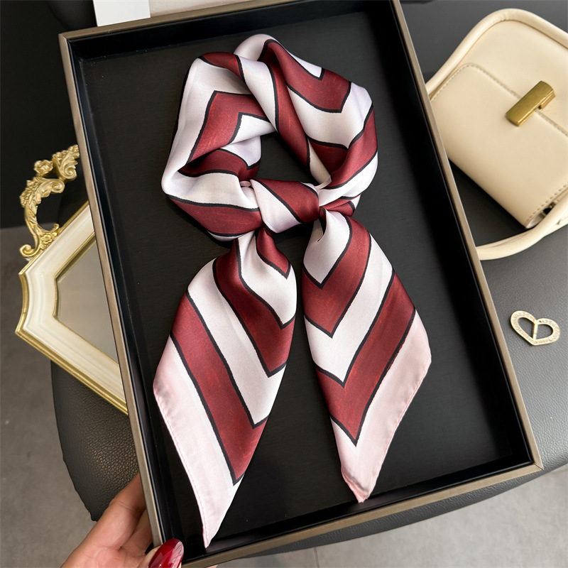 Satin Silk Geometric Stripe Pr - Silk Tie Striped avaliação e preço