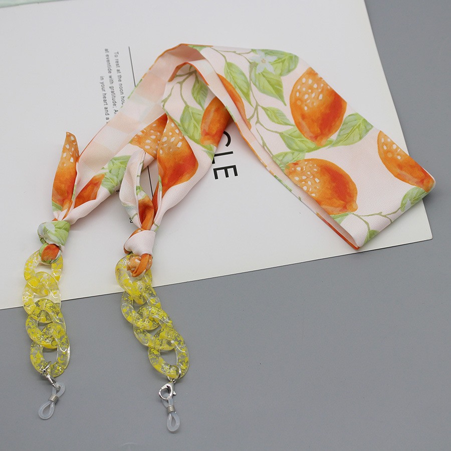 Bohemia Print Silk Scarf Glass - Silk Neck Scarf avaliação e preço