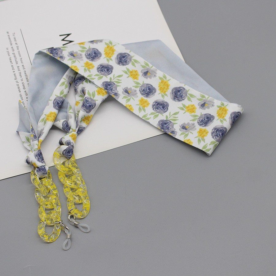Bohemia Print Silk Scarf Glass - Silk Neck Scarf avaliação e preço
