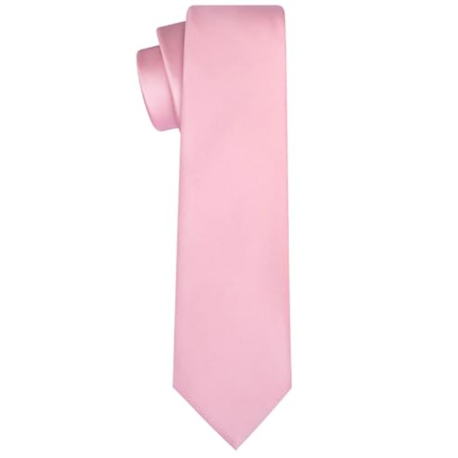 Satin Tie Set Solid Ties Mens  - Pocket Square Set avaliação e preço