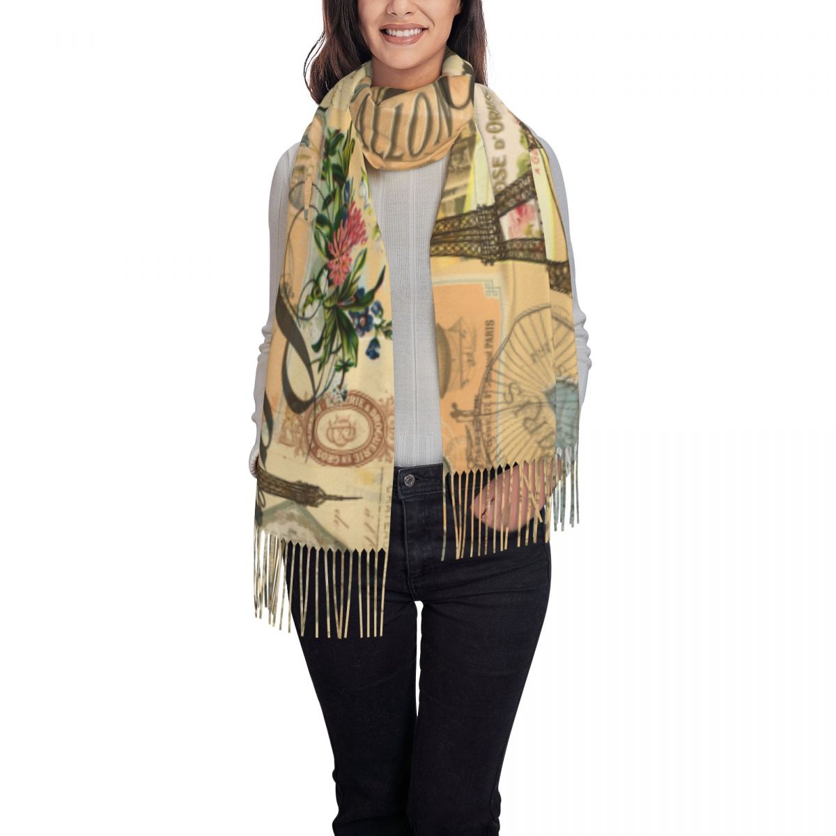 Shawl Wrap Women Winter Large  - Pashmina Wrap Large avaliação e preço