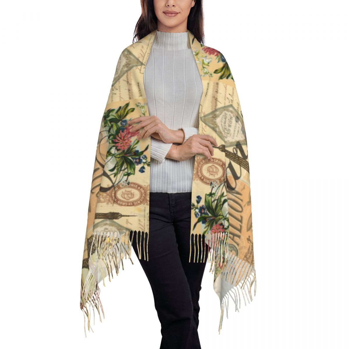 Shawl Wrap Women Winter Large  - Pashmina Wrap Large avaliação e preço