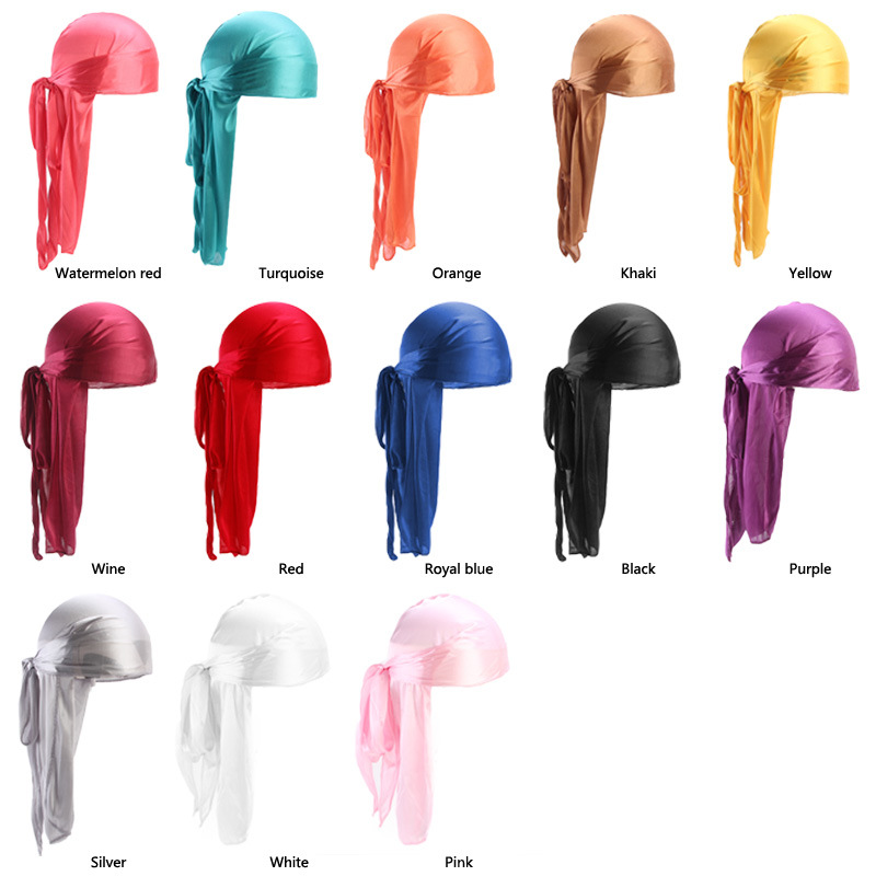 Men's Silky Durags Bandanas Tu - Bandana Doo Rag avaliação e preço