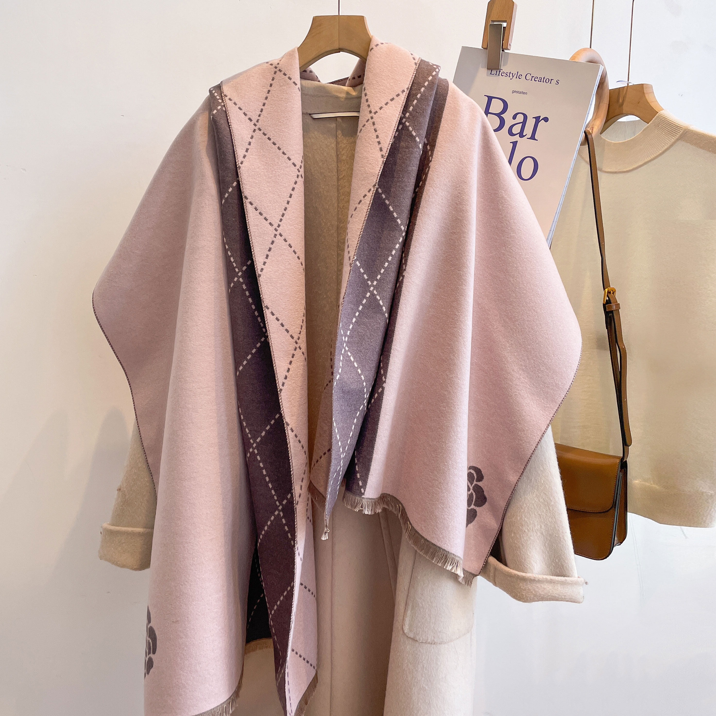 2023 Designer Cashmere Scarf W - Woven Scarf Blanket avaliação e preço