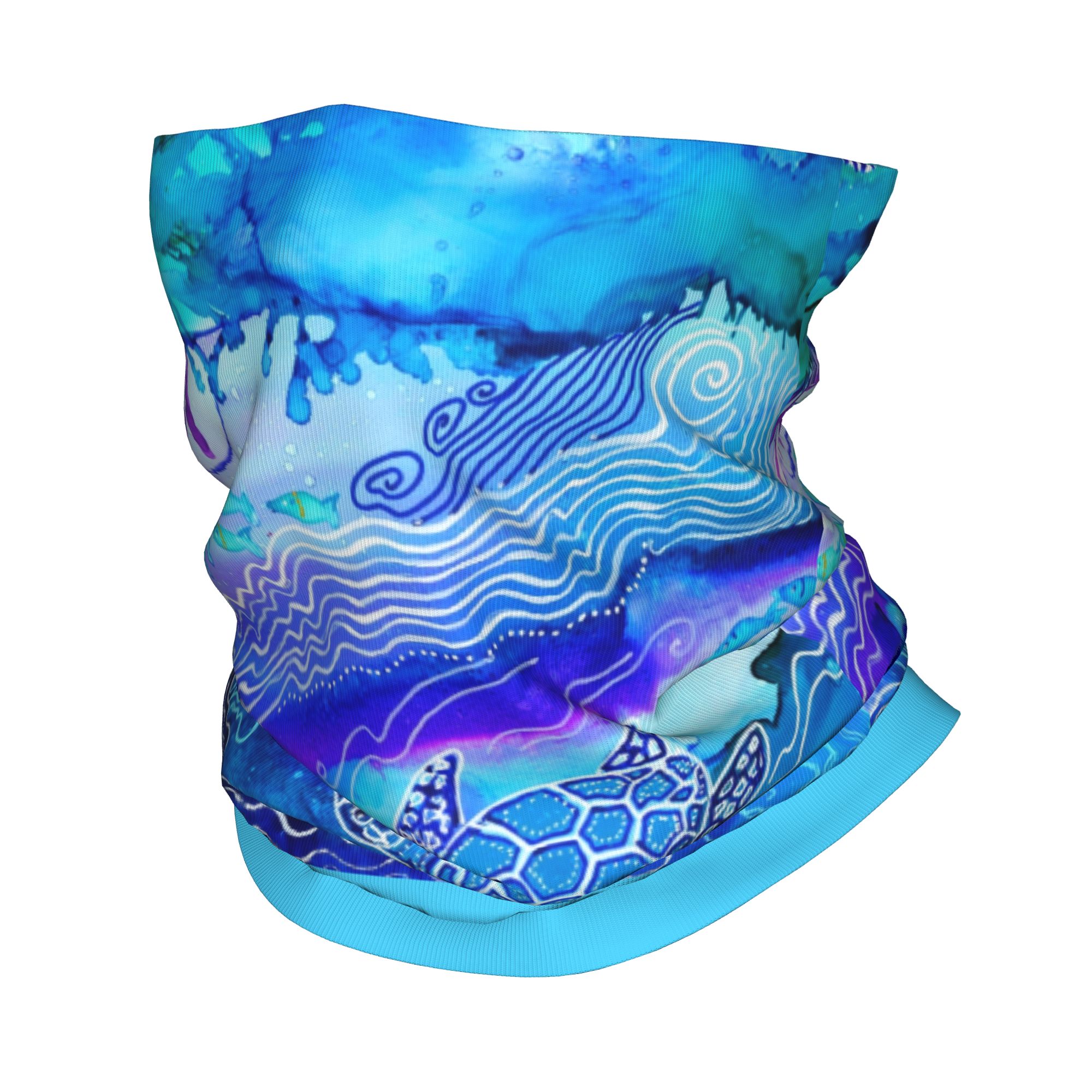 Custom Ocean Turtle Dive Winte - Neck Warmer Tube avaliação e preço