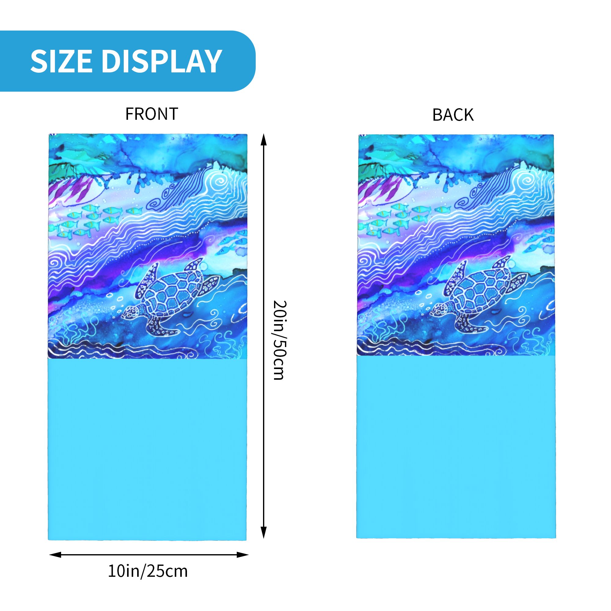 Custom Ocean Turtle Dive Winte - Neck Warmer Tube avaliação e preço
