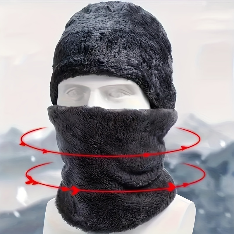 Men's winter hat, outdoor wint - Muffler Men Wool avaliação e preço