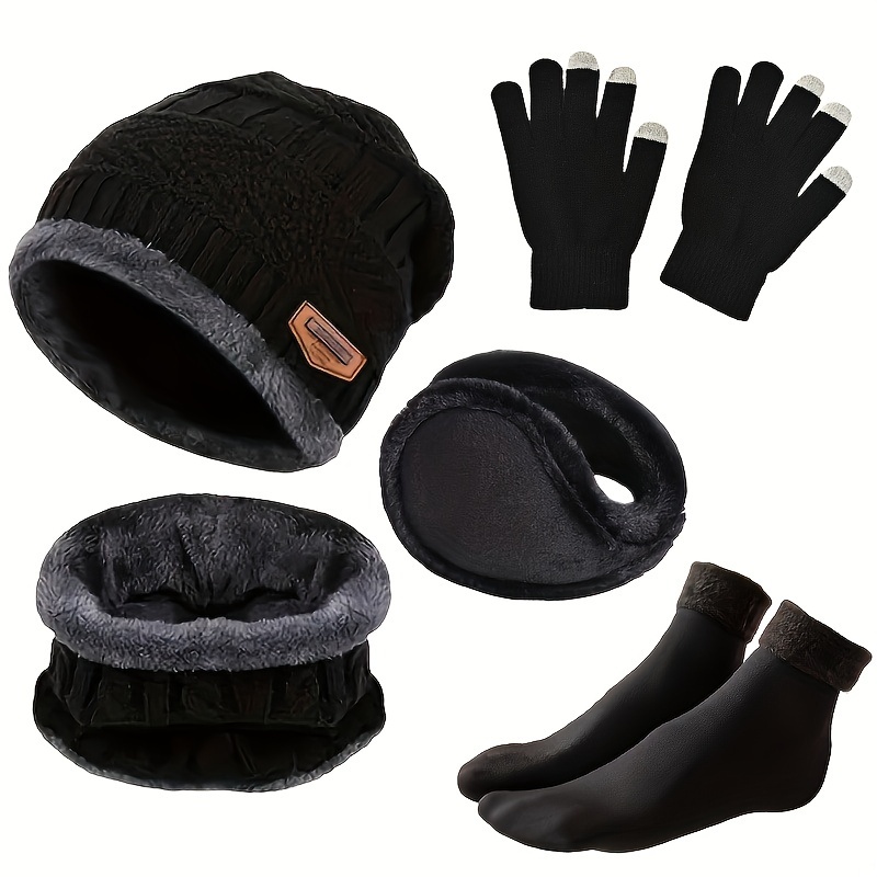 Men's winter hat, outdoor wint - Muffler Men Wool avaliação e preço