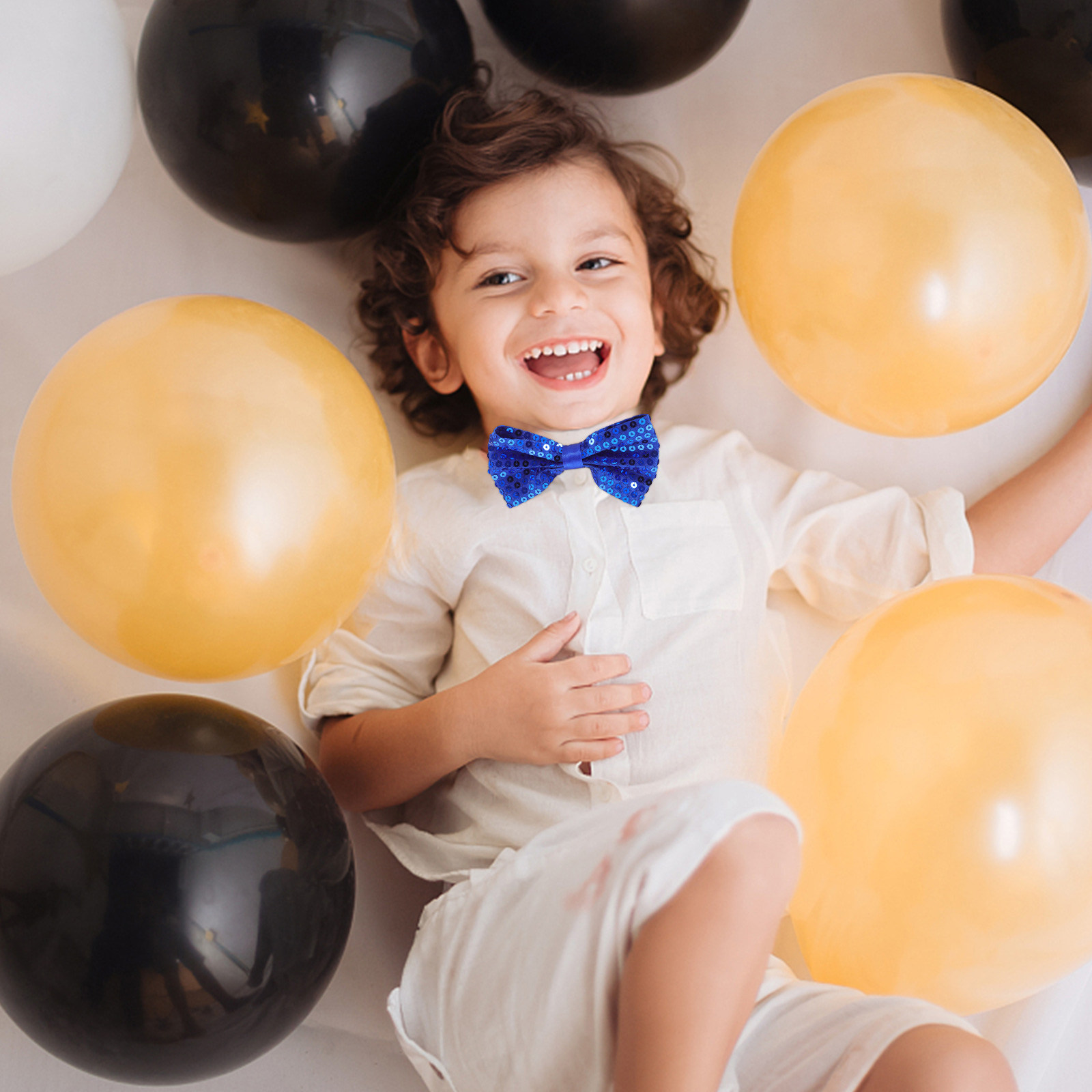 5Pcs Children's Sequin Bow Tie - Bow Tie Pre Tied avaliação e preço