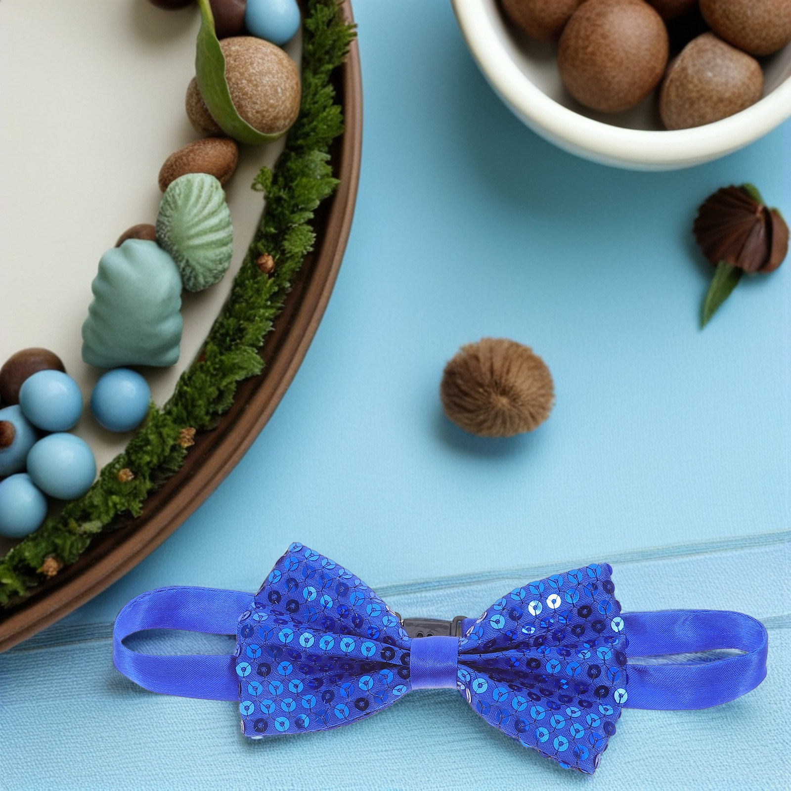 5Pcs Children's Sequin Bow Tie - Bow Tie Pre Tied avaliação e preço