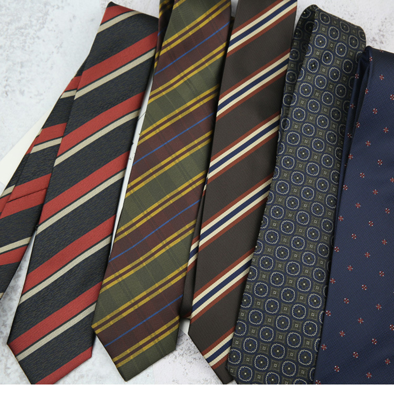 New Trendy Striped Neckties Fo - Skinny Tie Men avaliação e preço