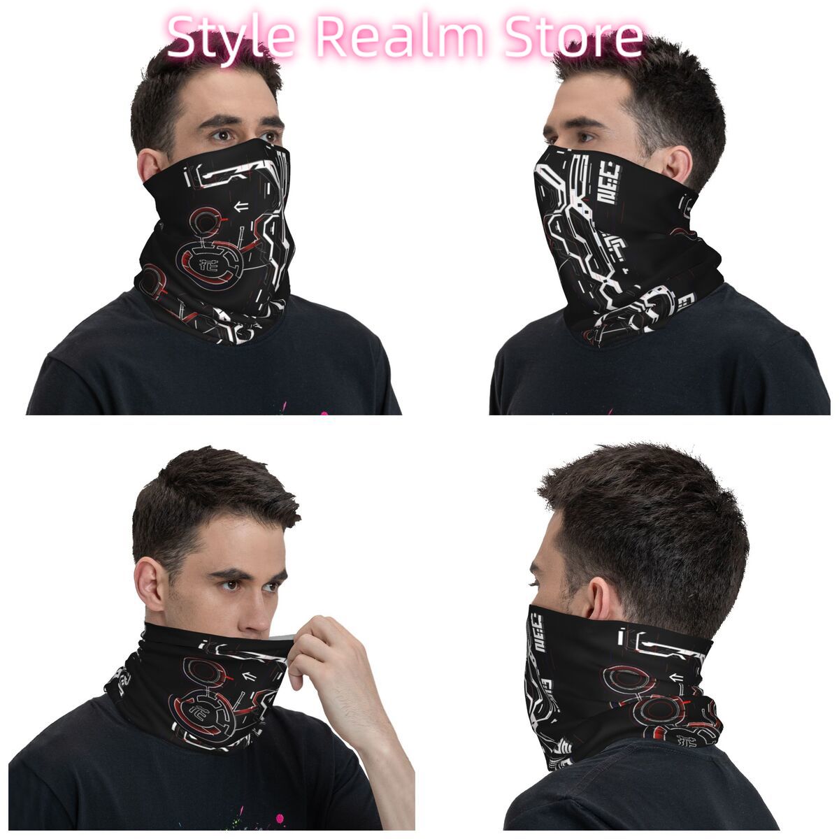 Custom Japanese Tokyo Flower T - Neck Warmer Tube avaliação e preço