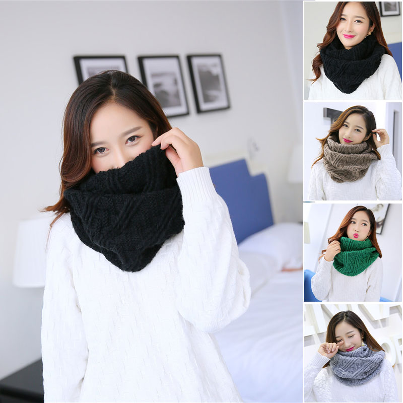 Unisex Winter Soft Chunky Knit - Infinity Scarf Knit avaliação e preço