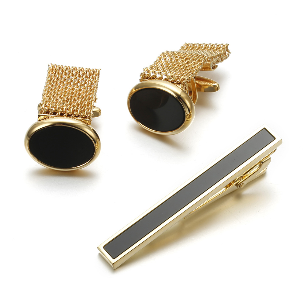 VAGULA New 9PCS Cuff links Tie - Tie Bar Set Gift avaliação e preço