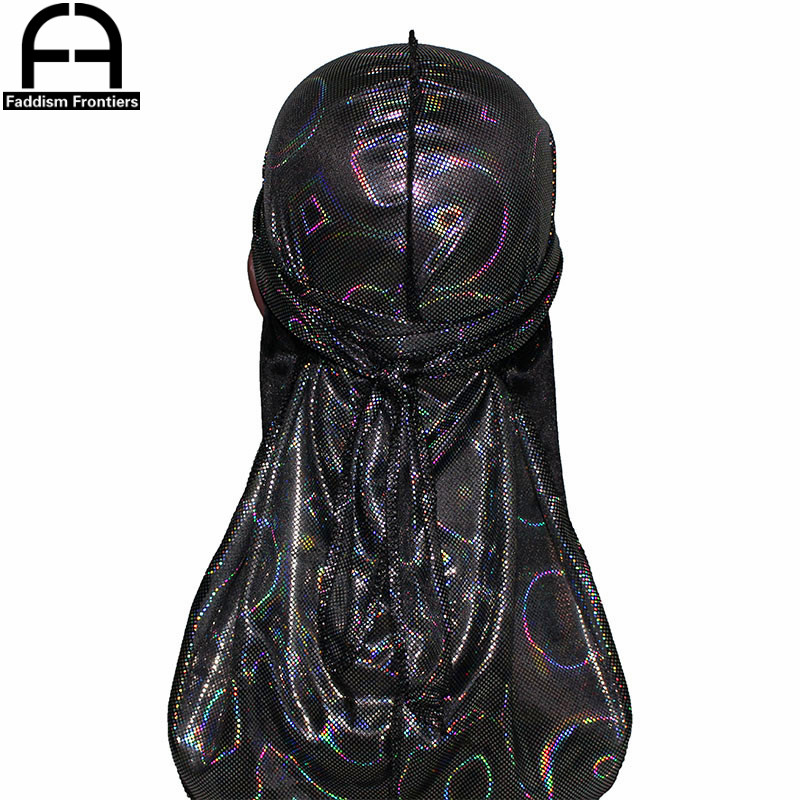 New Men's Colorful Sparkly Sil - Bandana Doo Rag avaliação e preço