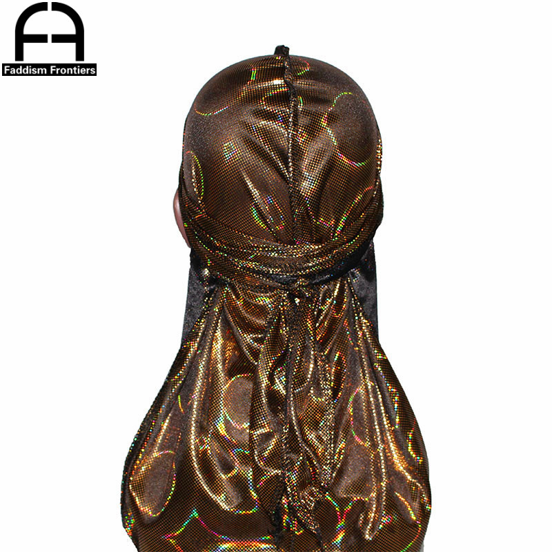 New Men's Colorful Sparkly Sil - Bandana Doo Rag avaliação e preço