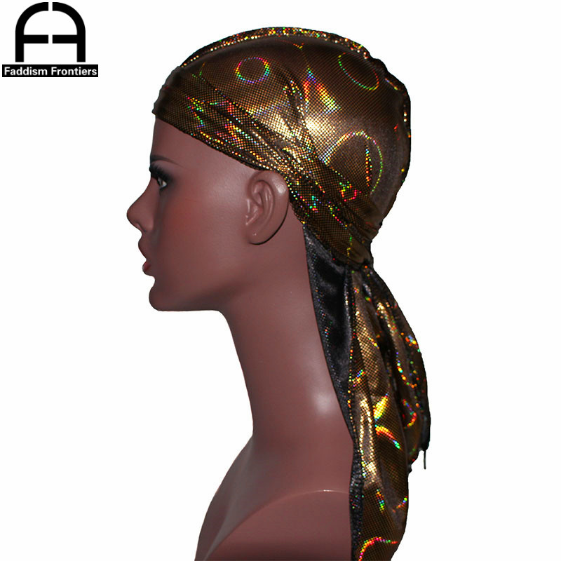 New Men's Colorful Sparkly Sil - Bandana Doo Rag avaliação e preço