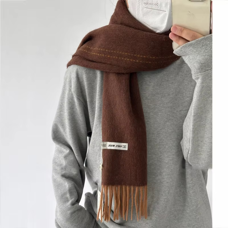 Luxury Australia 100% Pure Woo - Muffler Men Wool avaliação e preço