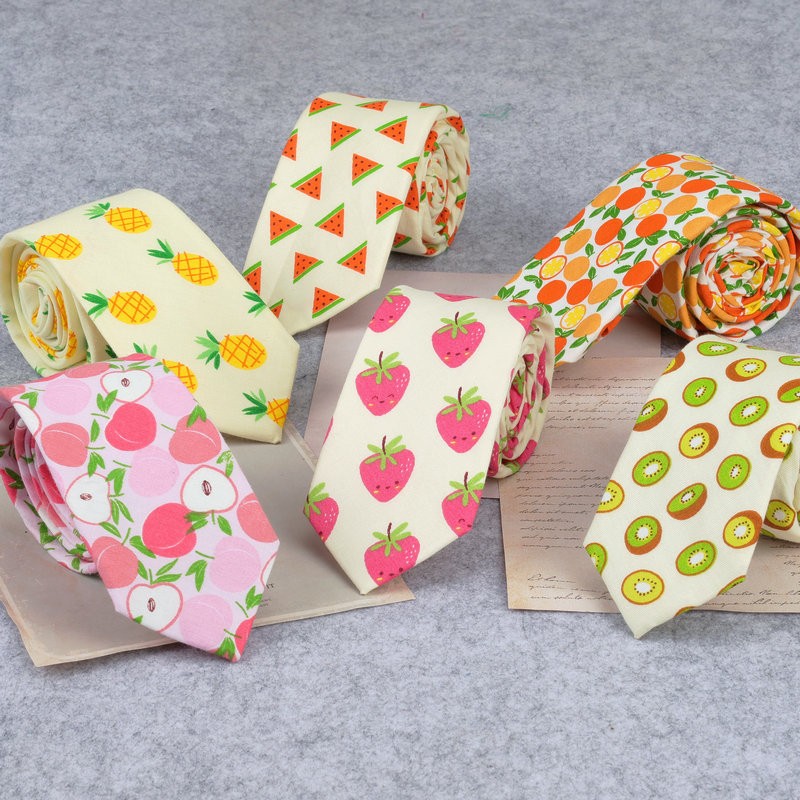 Cute Colourful Sweet Fashion T - Skinny Tie Men avaliação e preço