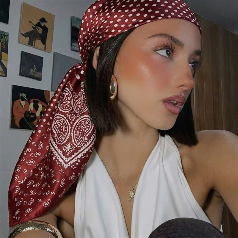 90cm Luxury Brand 2026 Dot Pri - Head Wrap Turban avaliação e preço