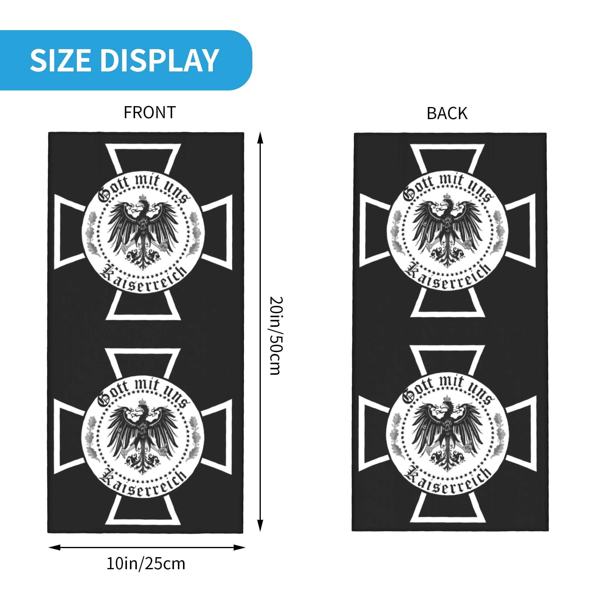 Custom German Empire Eagle Cro - Neck Warmer Tube avaliação e preço