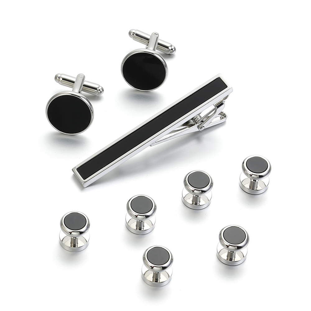 VAGULA 9 PCS Tie bar Cuff link - Tie Bar Set Gift avaliação e preço