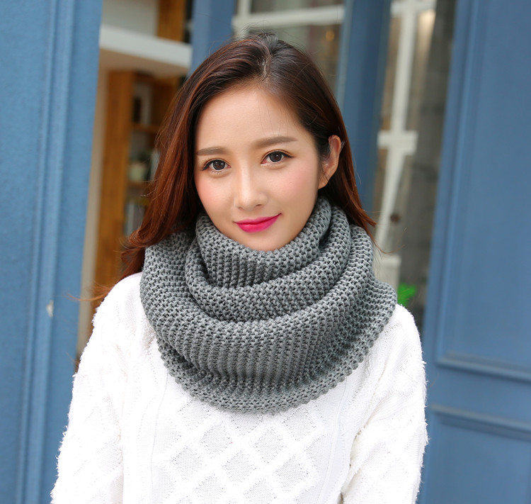 Winter Scarf Women Infinity Kn - Infinity Scarf Knit avaliação e preço
