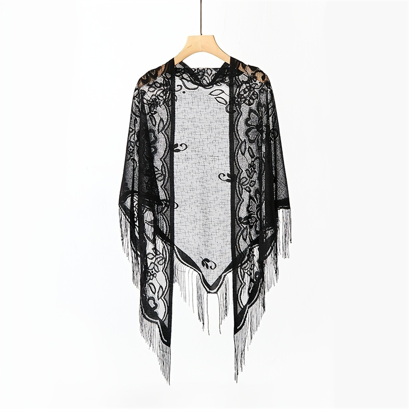 New Embroidery Lace Scarf Shaw - Stole Wedding Shawl avaliação e preço