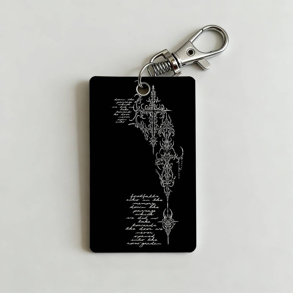 Gothic Cyber Sigil Cross Card  - Lanyard Badge Holder avaliação e preço