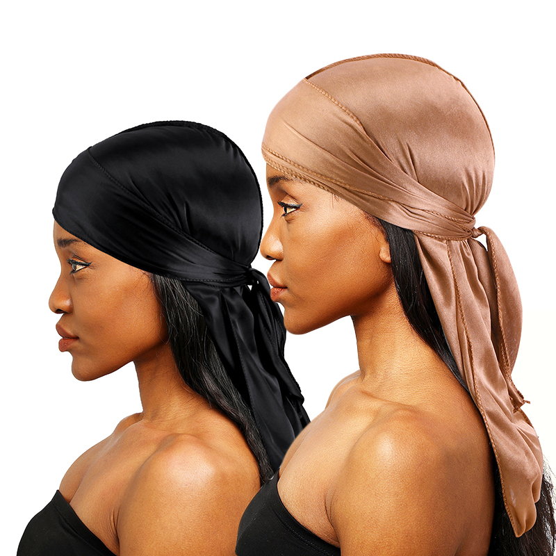 2 pcs Silky Satin Durags for M - Bandana Doo Rag avaliação e preço