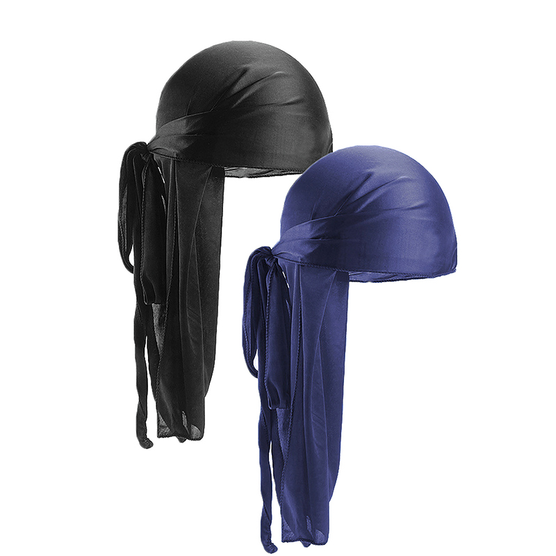 2 pcs Silky Satin Durags for M - Bandana Doo Rag avaliação e preço