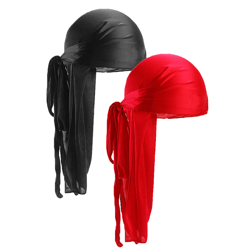2 pcs Silky Satin Durags for M - Bandana Doo Rag avaliação e preço