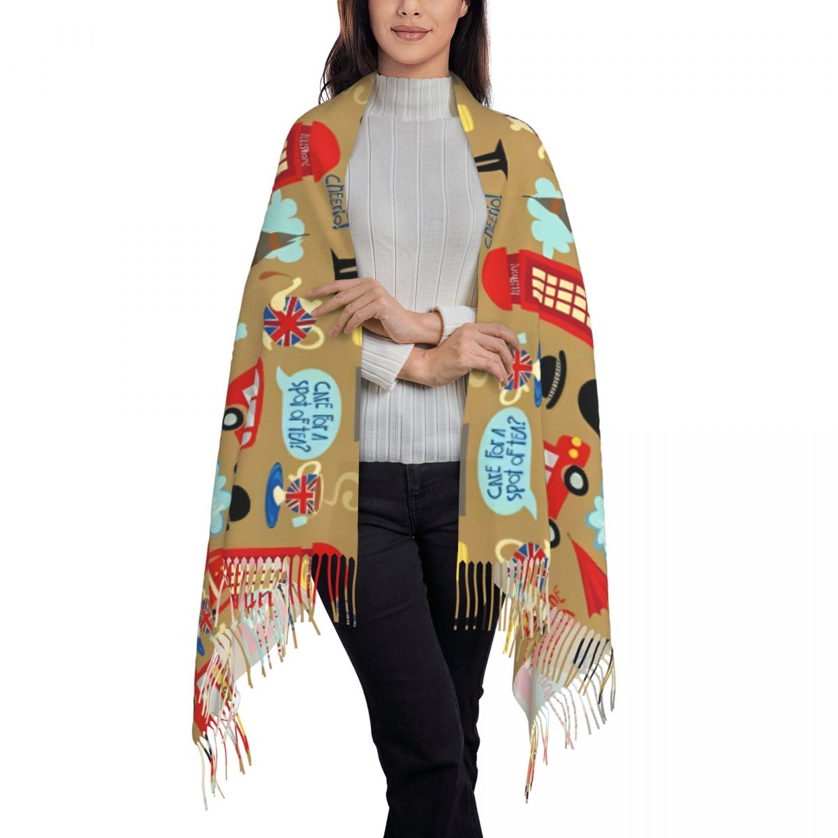 Enchanted London Scarf for Wom - Pashmina Wrap Large avaliação e preço