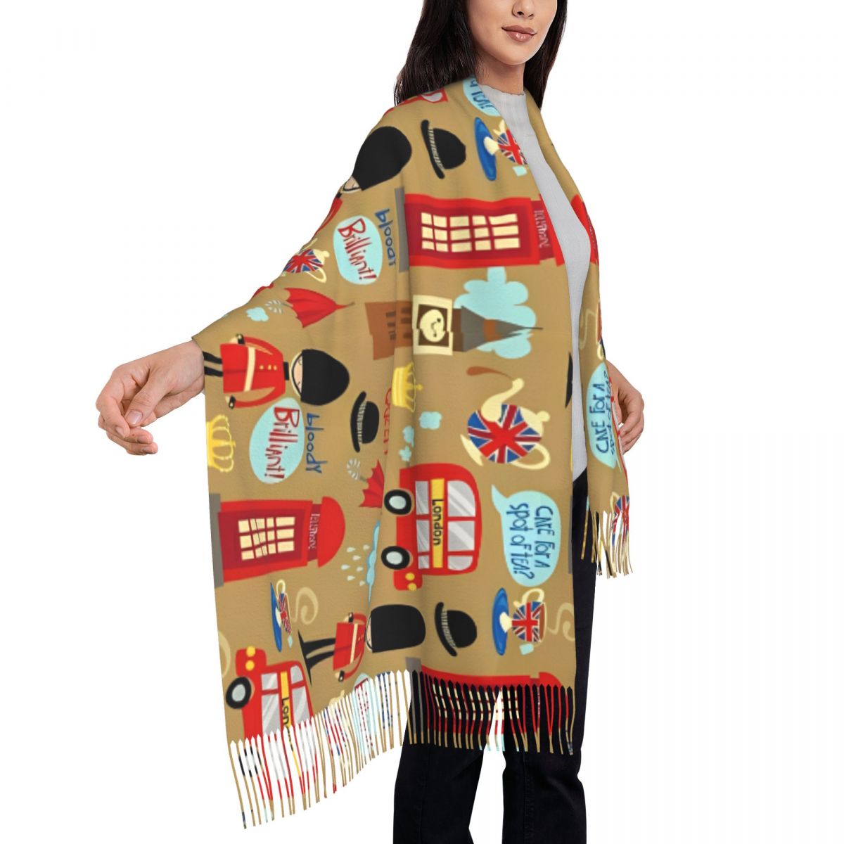 Enchanted London Scarf for Wom - Pashmina Wrap Large avaliação e preço