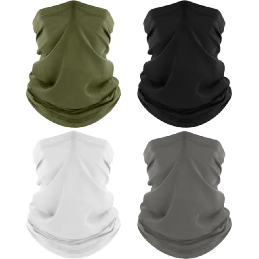 ROXUN 4 Pack Neck Gaiter, Cool - Face Scarf Mask avaliação e preço