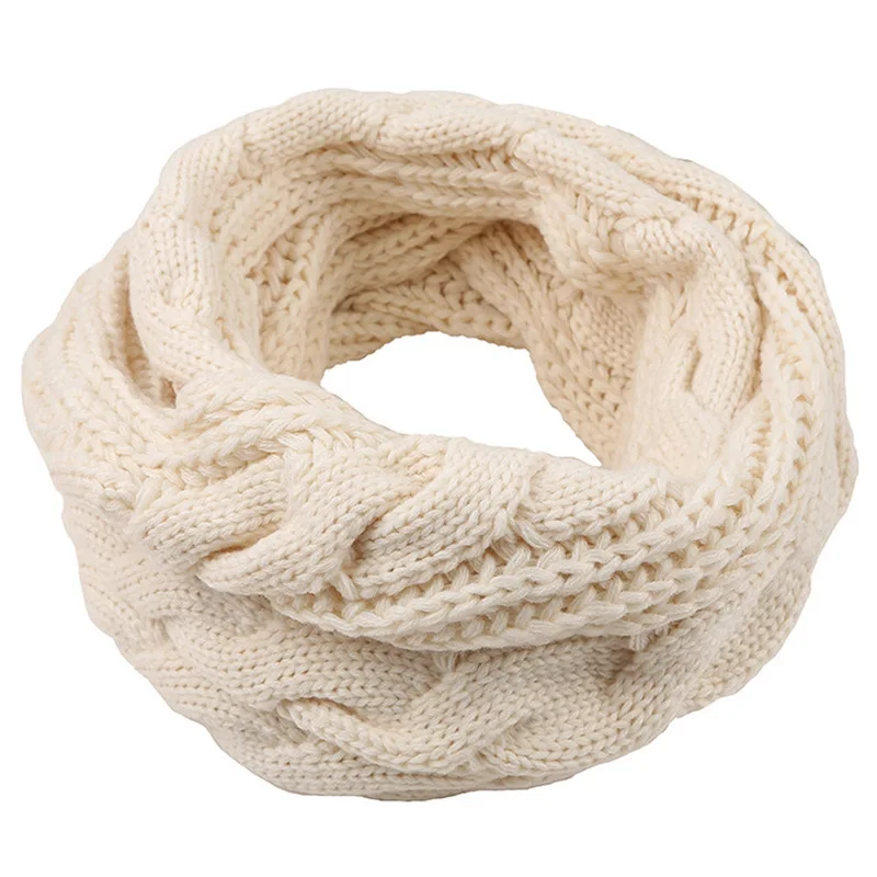 Men Women Boys Girls Thick Rib - Infinity Scarf Knit avaliação e preço