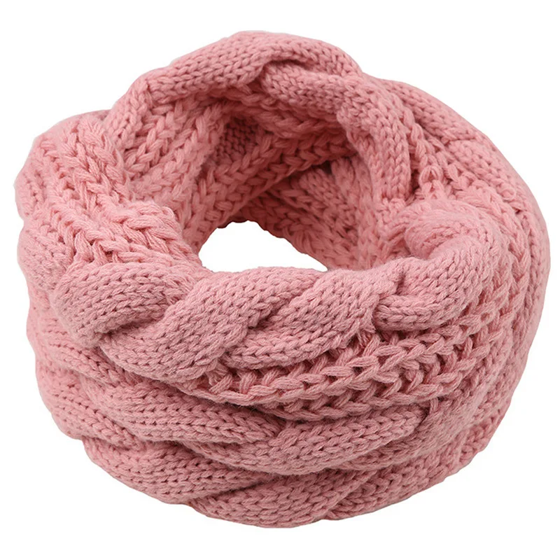 Men Women Boys Girls Thick Rib - Infinity Scarf Knit avaliação e preço
