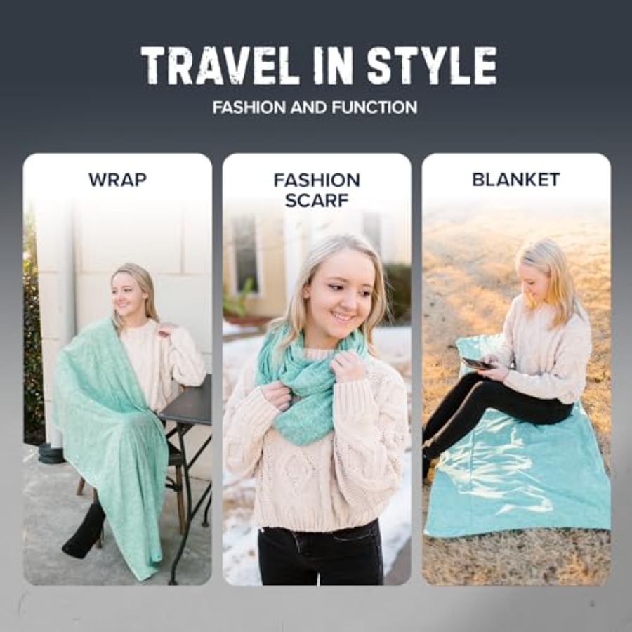 Infinity Travel Scarf Loop wit - Infinity Scarf Knit avaliação e preço