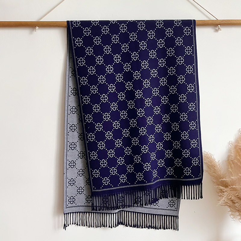 Brands Jacquard Design Winter  - Woven Scarf Blanket avaliação e preço