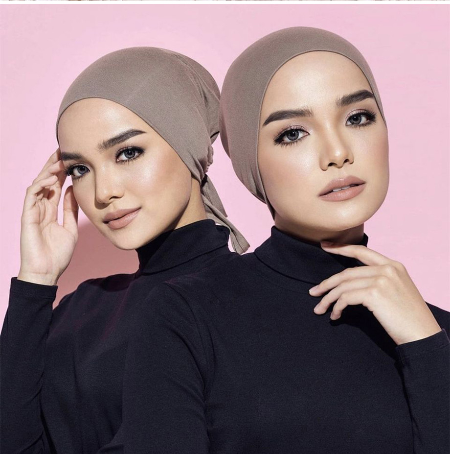 New Soft Modal Muslim Turban H - Head Wrap Turban avaliação e preço