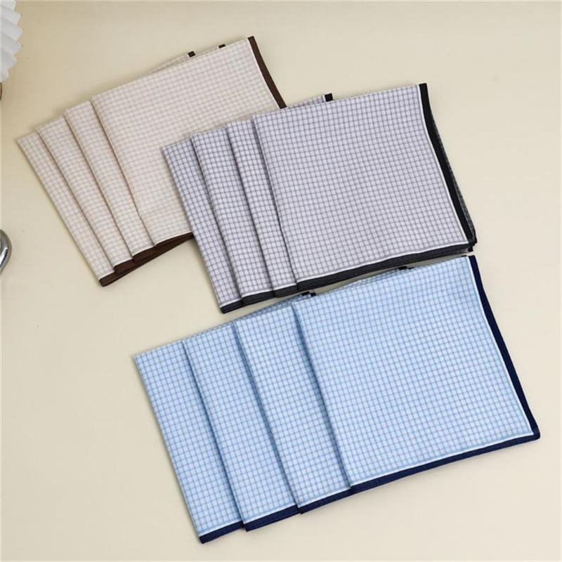 1/3PCS Men's Cotton Handkerchi - Handkerchief Cotton Men avaliação e preço