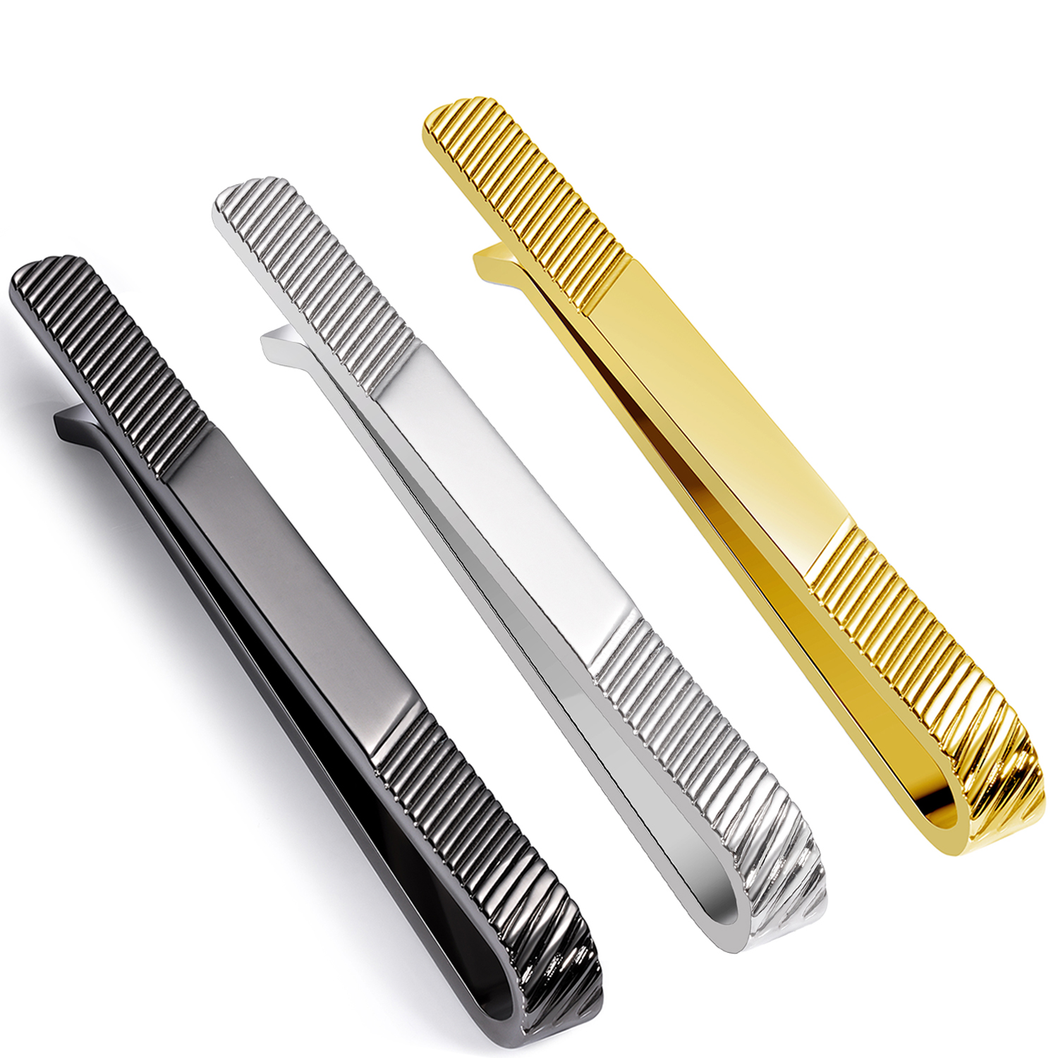 TAIGRAMA 2.5 inch Tie Clip for - Tie Bar Set Gift avaliação e preço